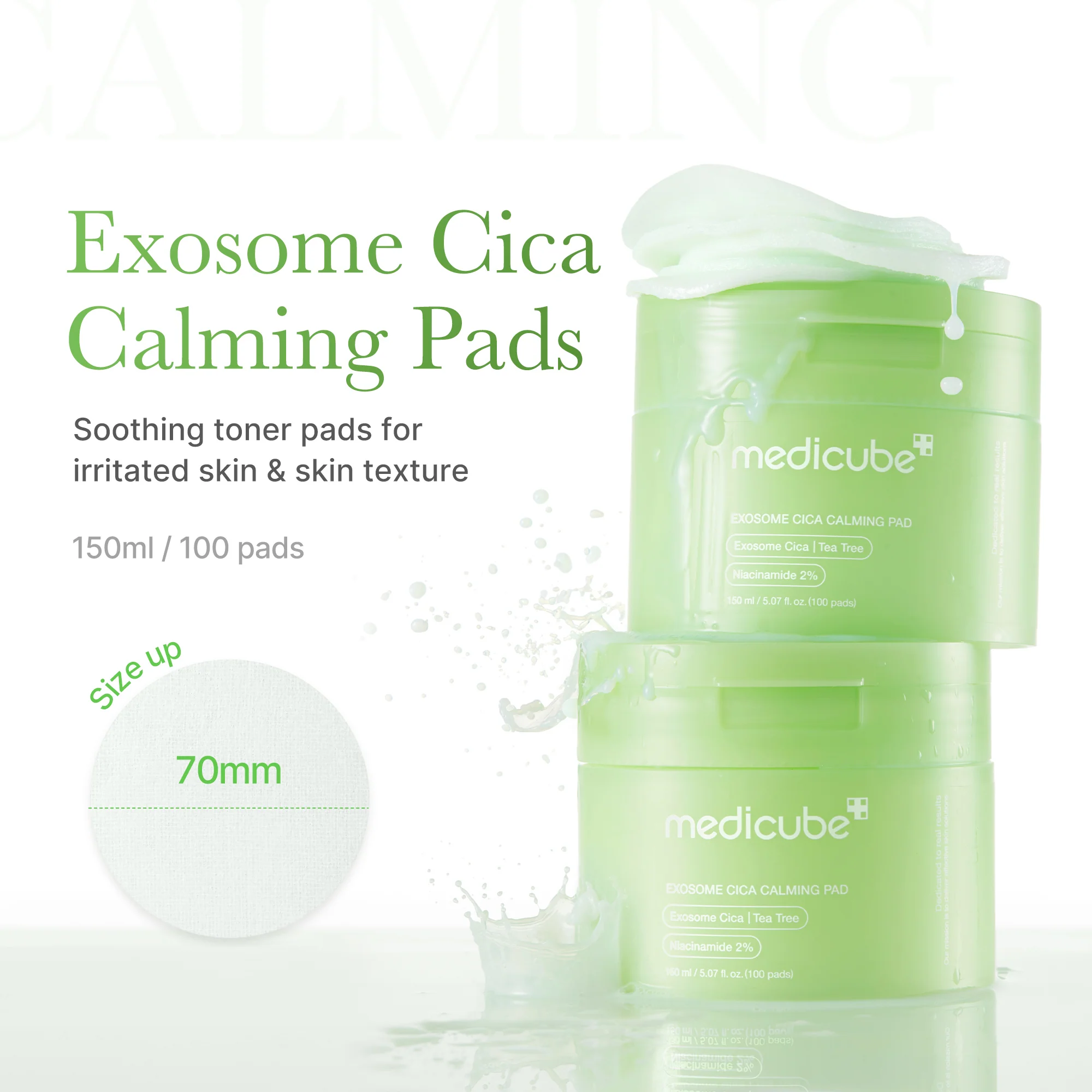 [GIFT] Exosome Cica Calming Toner Pads - Image 2