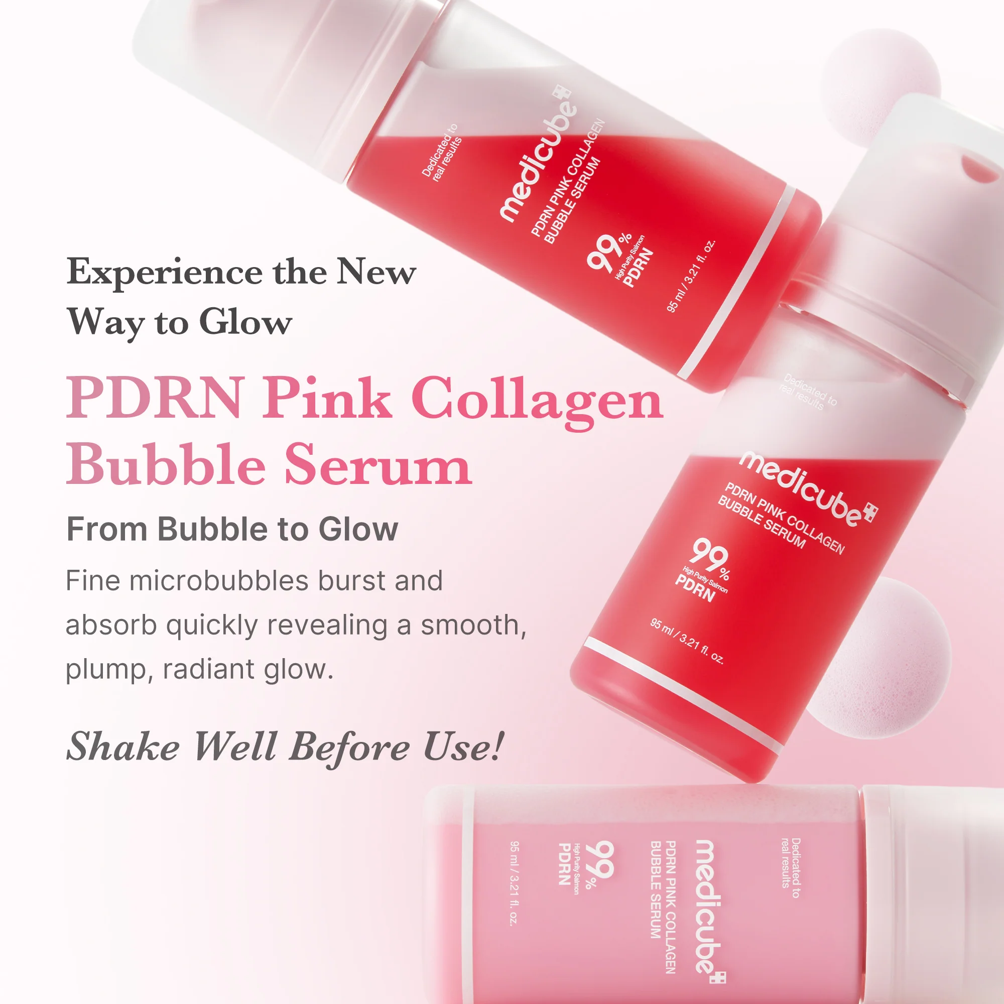 [GIFT] PDRN Pink Collagen Bubble Serum - Image 2