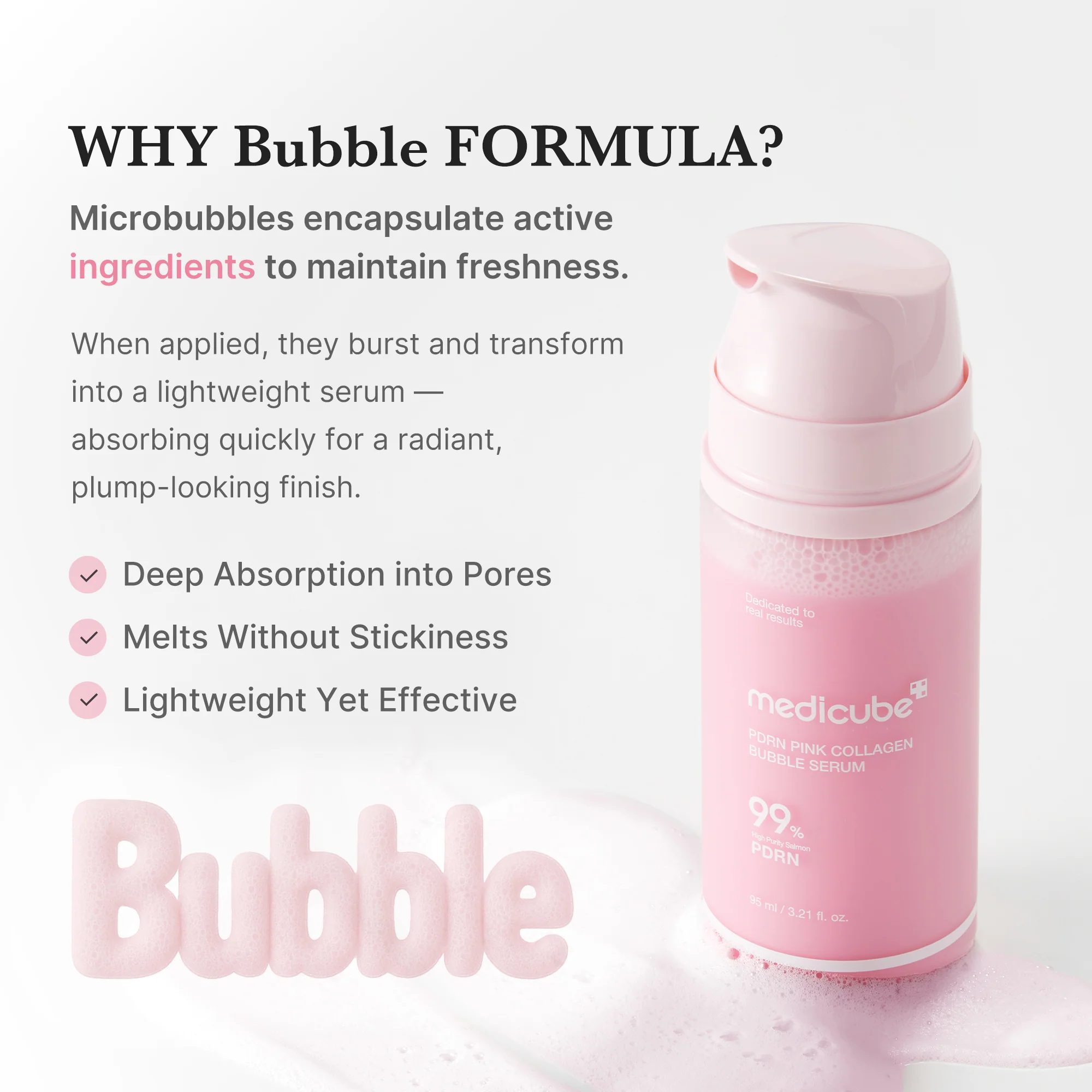 [GIFT] PDRN Pink Collagen Bubble Serum - Image 5