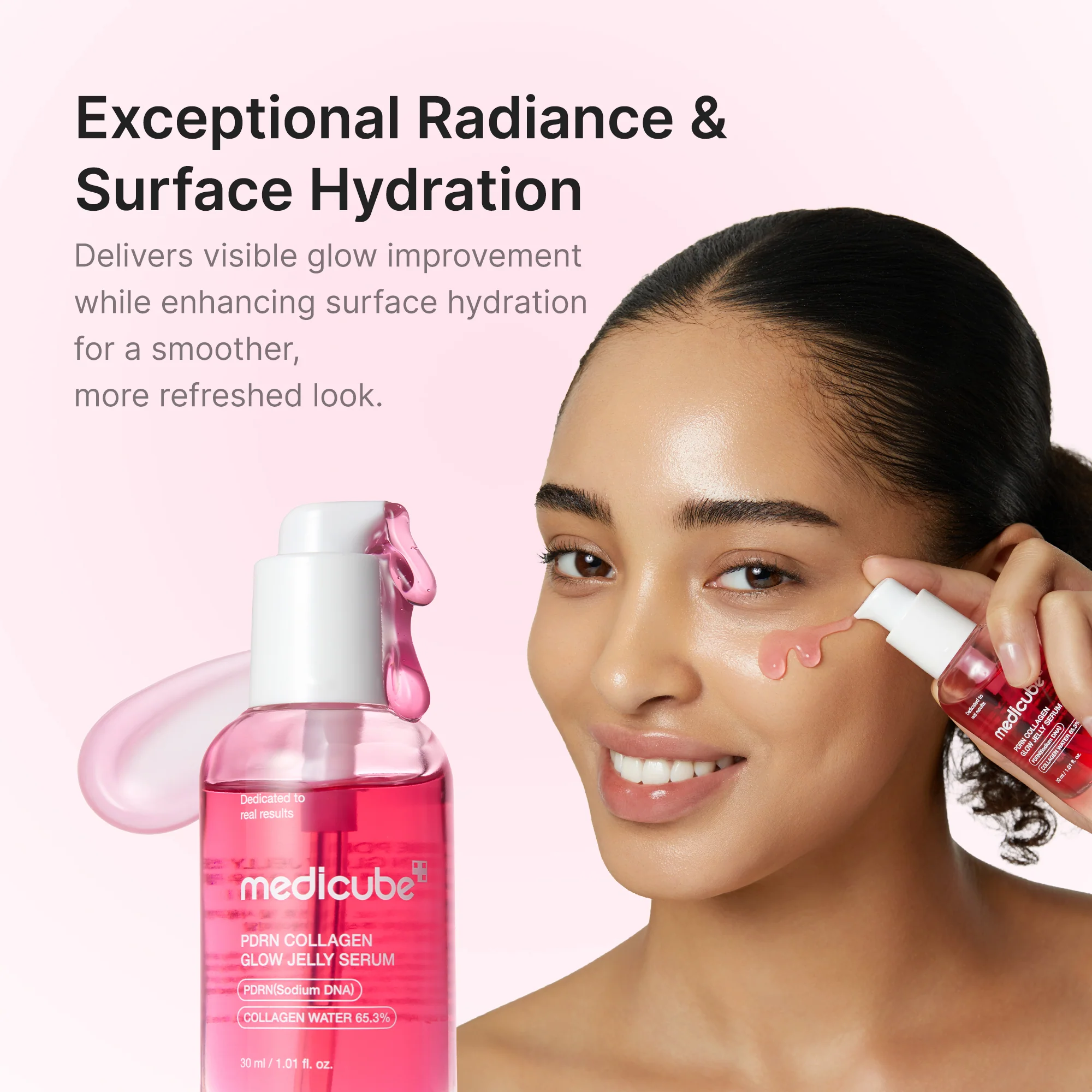PDRN Pink Collagen Glow Jelly Serum - Image 5