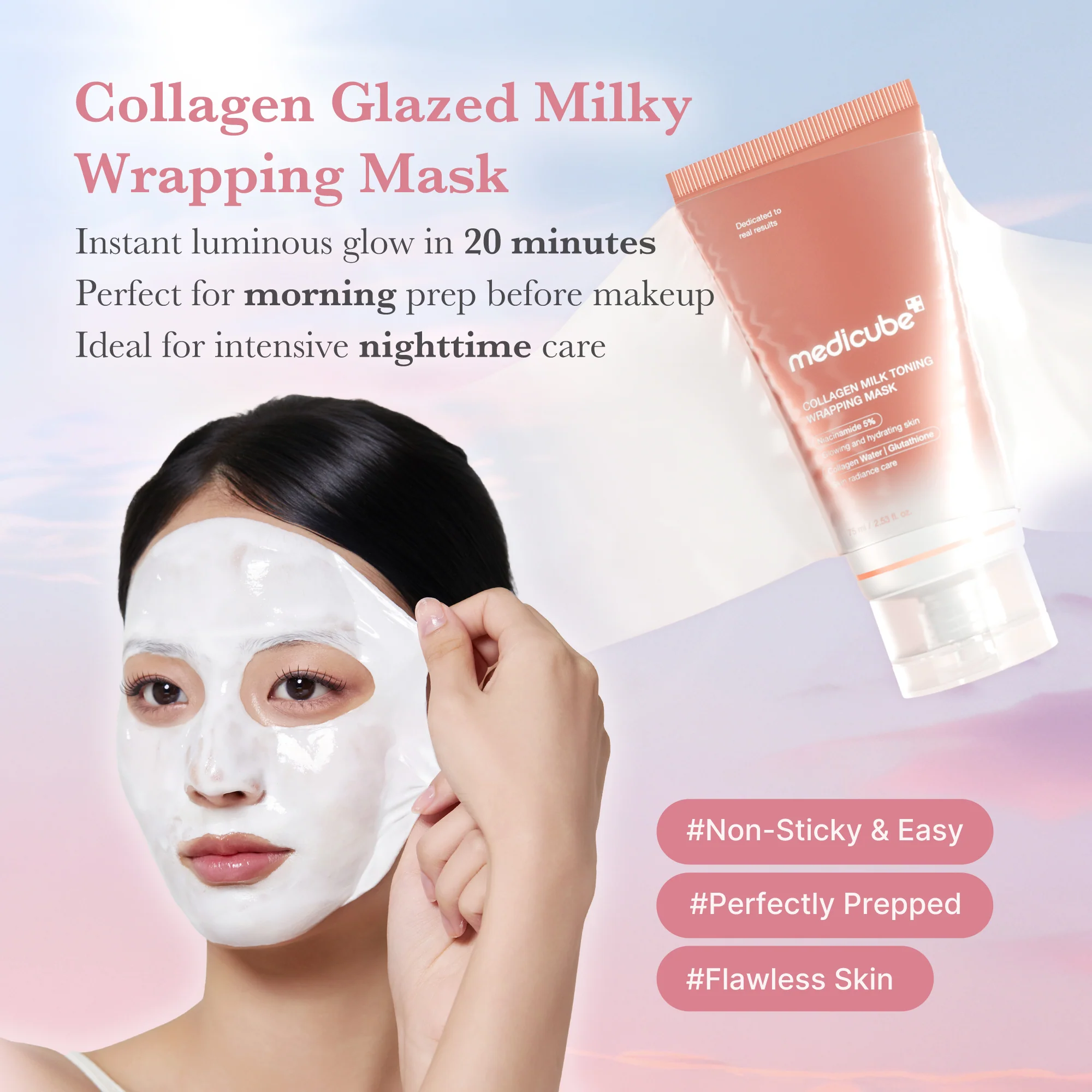 [Subscr.] Collagen Milky Glow Daytime Wrapping Mask - Image 3
