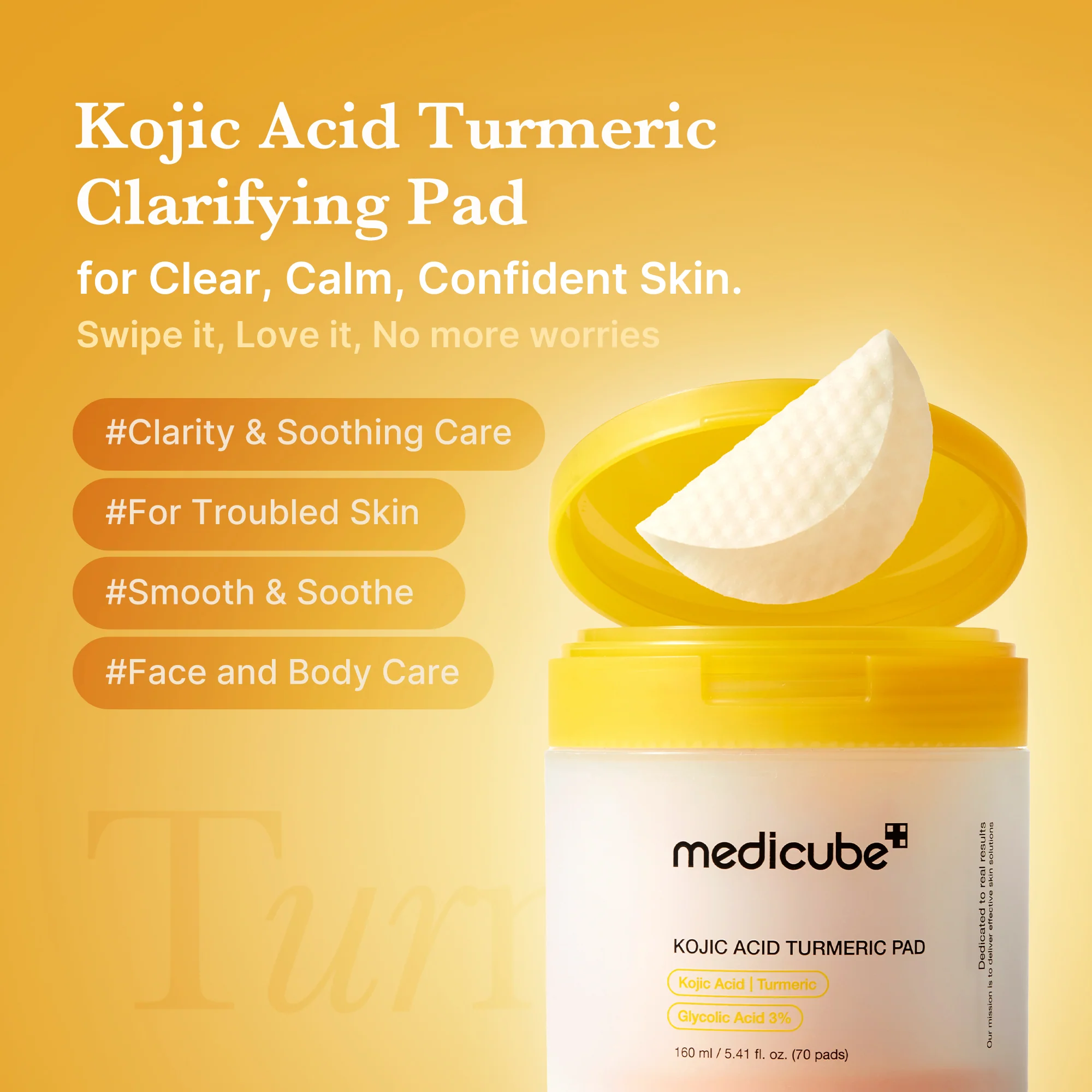 [GIFT] Kojic Acid Tumeric Toner Pad - Image 2