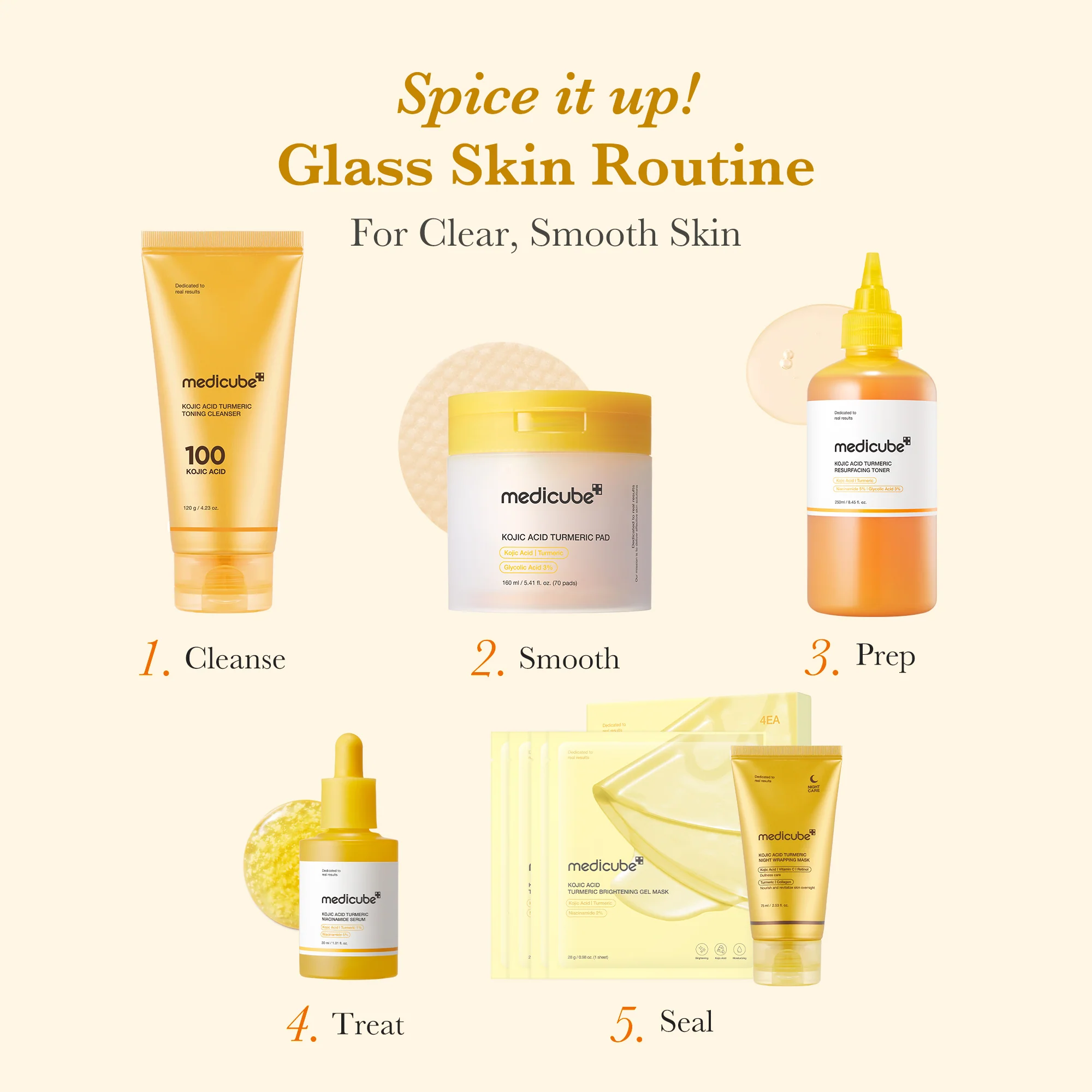 [GIFT] Kojic Acid Tumeric Toner Pad - Image 6
