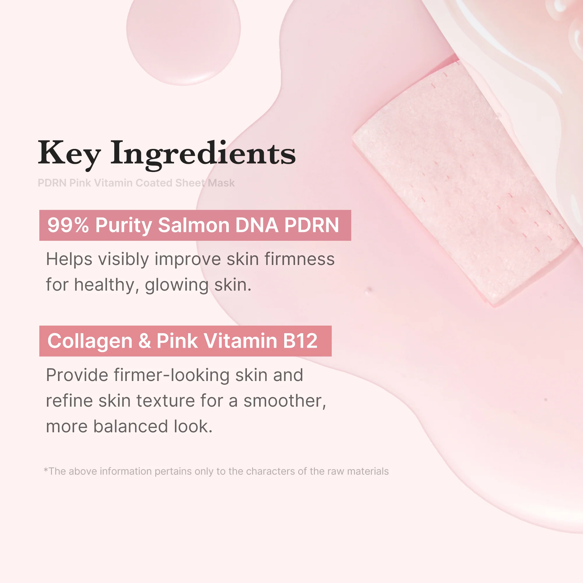 [Subscr.] PDRN Pink Vita Coating Sheet Mask - Image 4