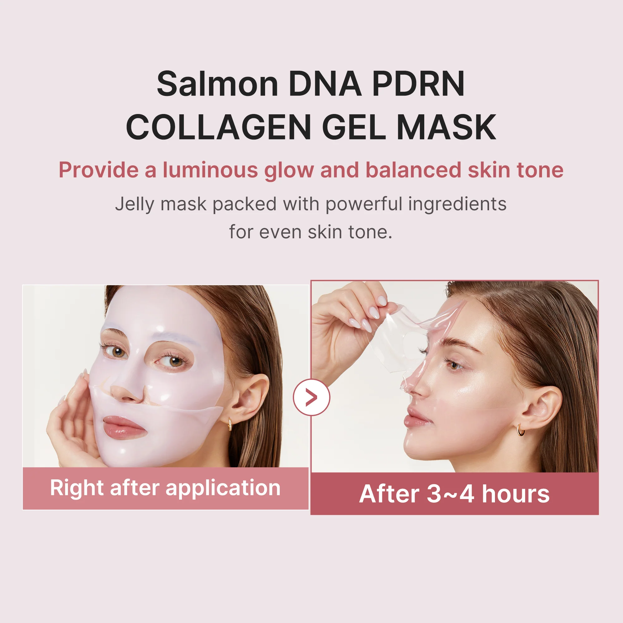 [GIFT] Salmon PDRN Pink Collagen Jelly Gel Mask (4ea) - Image 3